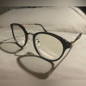 Stylish Black and Gold Eyeglasses - Blue Light Glasses